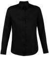 03183 Lds Blaise NEOBLU Ladies Blaise Long Sleeve Shirt Deep Black colour image